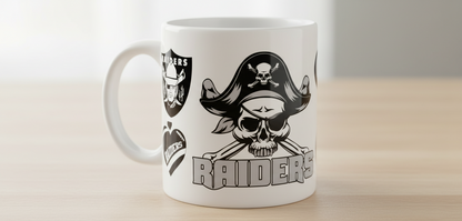 Raiders Skull - UVDTF Wrap for cups/hard surfaces sticker