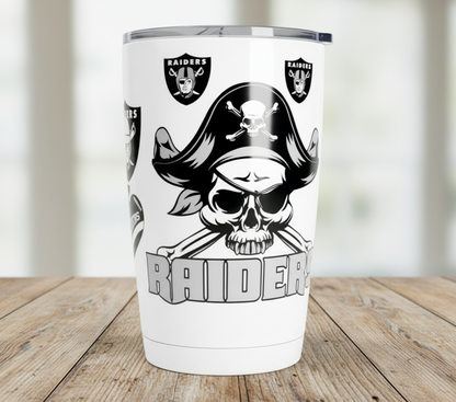 Raiders Skull - UVDTF Wrap for cups/hard surfaces sticker