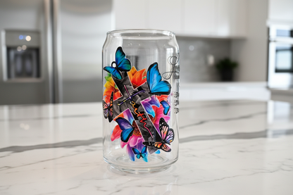 Love Is Patient (Colorful Cross) - UVDTF Decal for cups/hard surfaces sticker