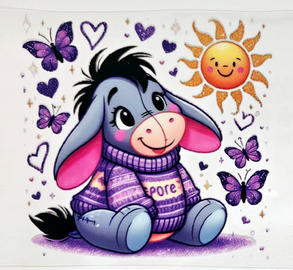 Eeyore Sunshine - UVDTF Decal for cups/hard surfaces sticker