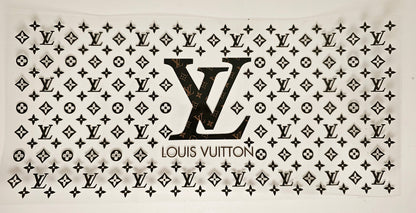 Louis Vuitton Brown - UVDTF Wrap for cups/hard surfaces sticker