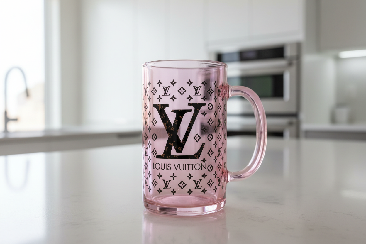 Louis Vuitton Brown - UVDTF Wrap for cups/hard surfaces sticker