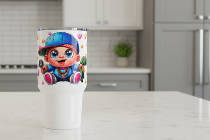 Microphone Boy - UVDTF Wrap for cups/hard surfaces sticker