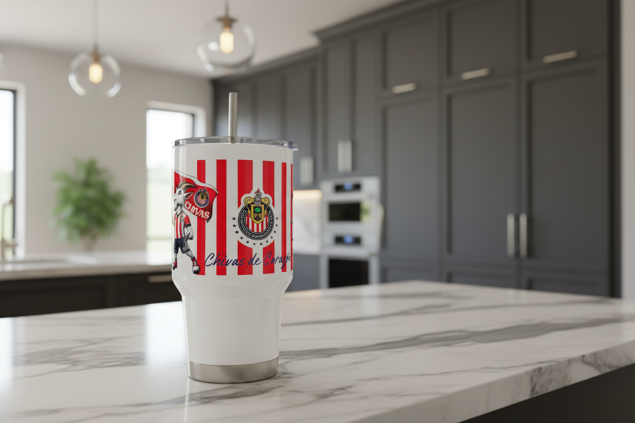 Chivas Red - UVDTF Wrap for cups/hard surfaces sticker