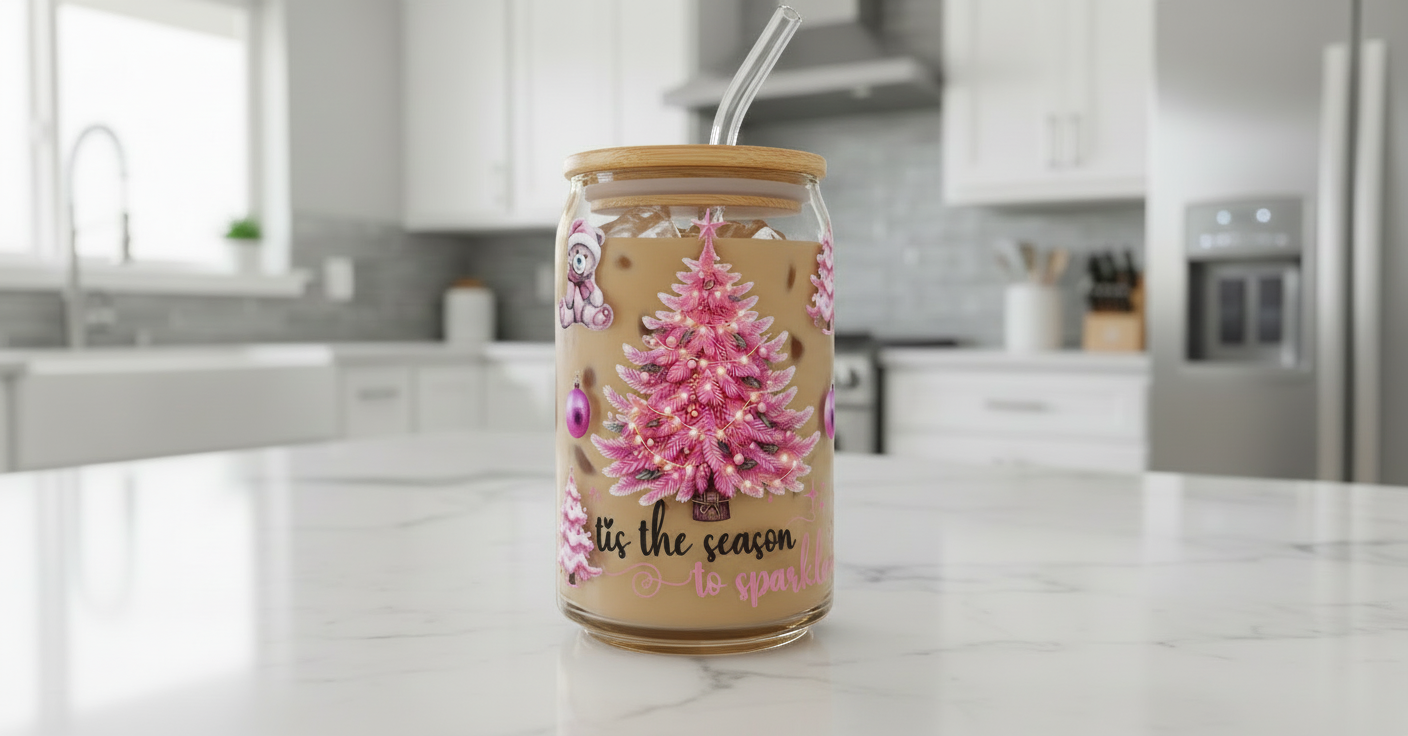 Christmas Trees & Wreaths - UVDTF Wrap for cups/hard surfaces sticker