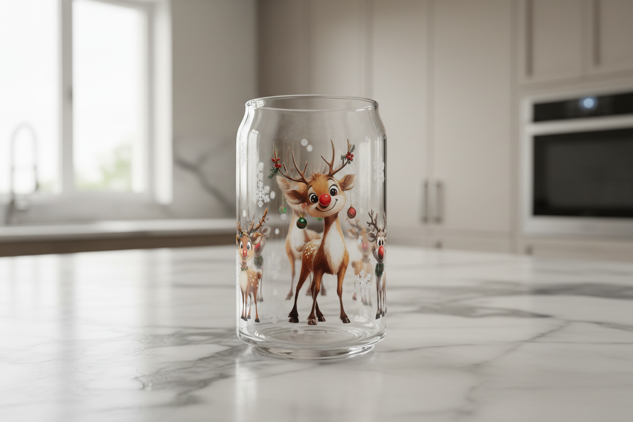 Reindeers - UVDTF Wrap for cups/hard surfaces sticker