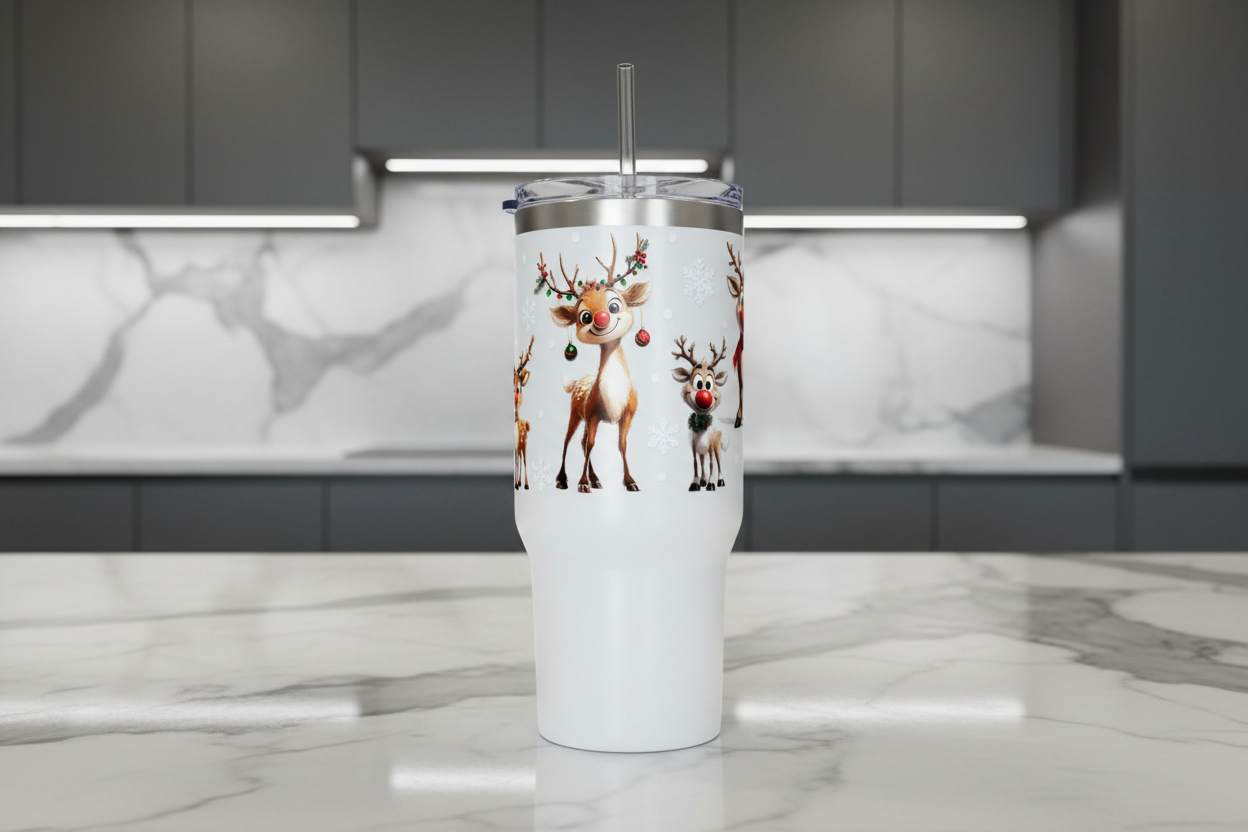 Reindeers - UVDTF Wrap for cups/hard surfaces sticker