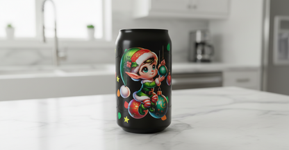 Elf with Lights - UVDTF Wrap for cups/hard surfaces sticker