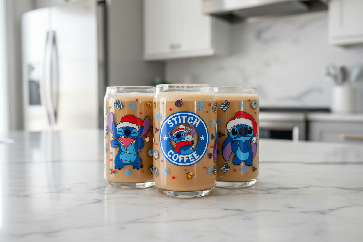 Coser café - envoltura UVDTF