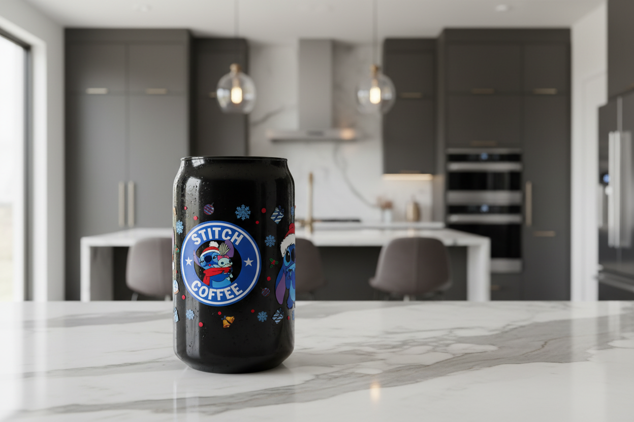 Coser café - envoltura UVDTF