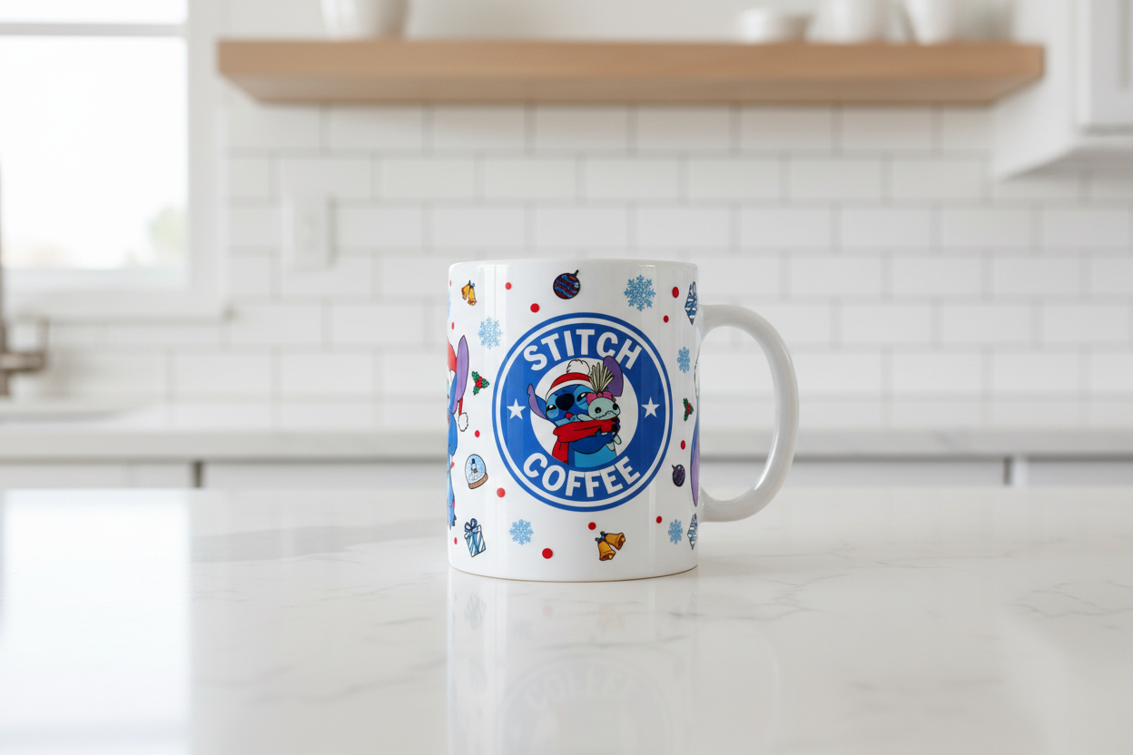 Coser café - envoltura UVDTF