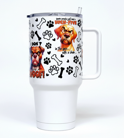 Doggie Attitude - UVDTF Wrap for cups/hard surfaces sticker