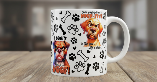 Doggie Attitude - UVDTF Wrap for cups/hard surfaces sticker