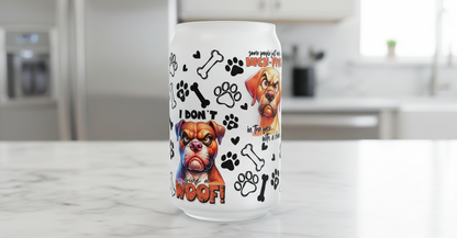 Doggie Attitude - UVDTF Wrap for cups/hard surfaces sticker