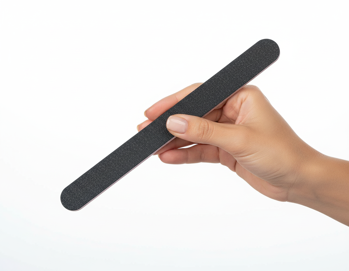 Black double-sided Nail File -  100/180 Grit