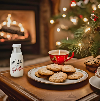 Ceramic Cookies Plate for Santa