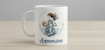Aquarius - UVDTF Wrap for cups/hard surfaces sticker