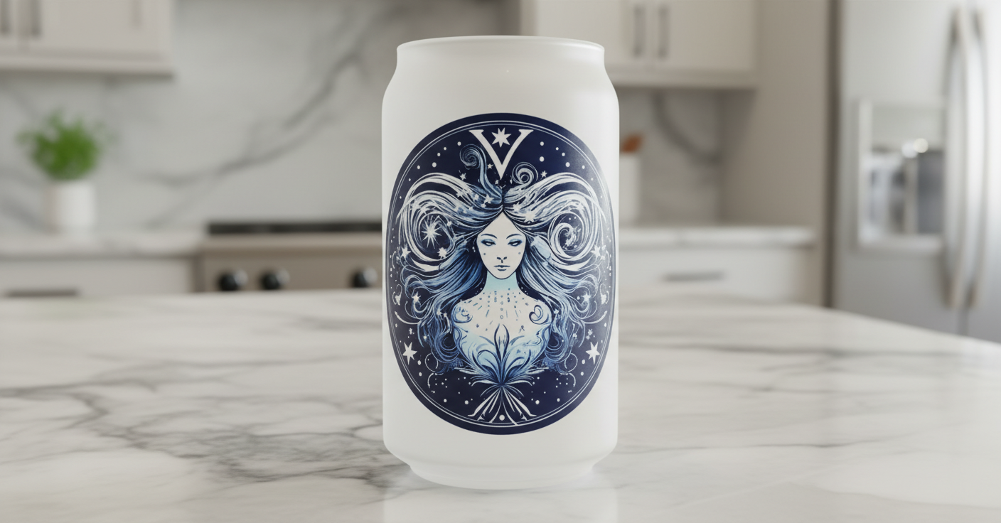 Virgo - UVDTF Wrap for cups/hard surfaces sticker