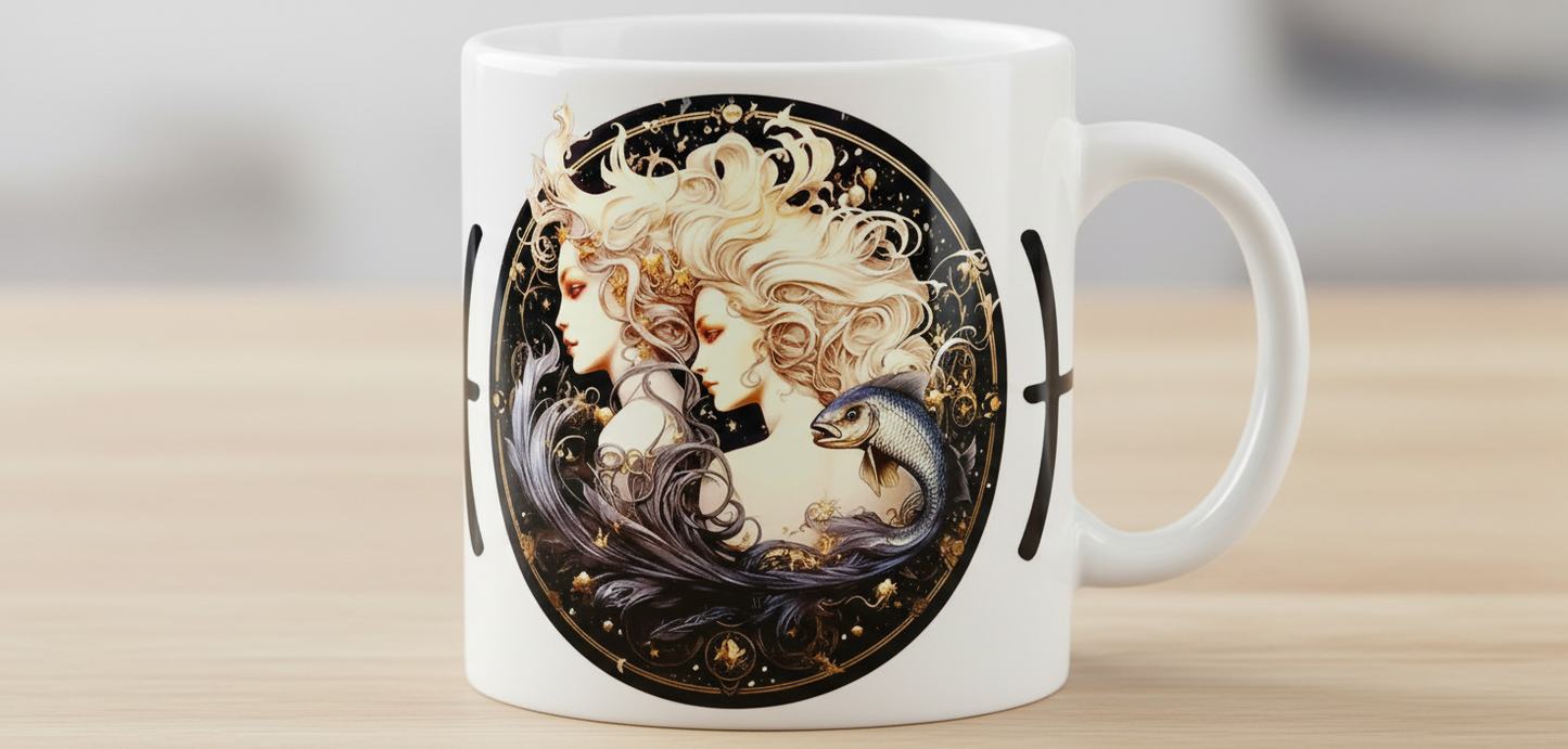 Pisces - UVDTF Wrap for cups/hard surfaces sticker