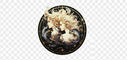 Pisces - UVDTF Wrap for cups/hard surfaces sticker