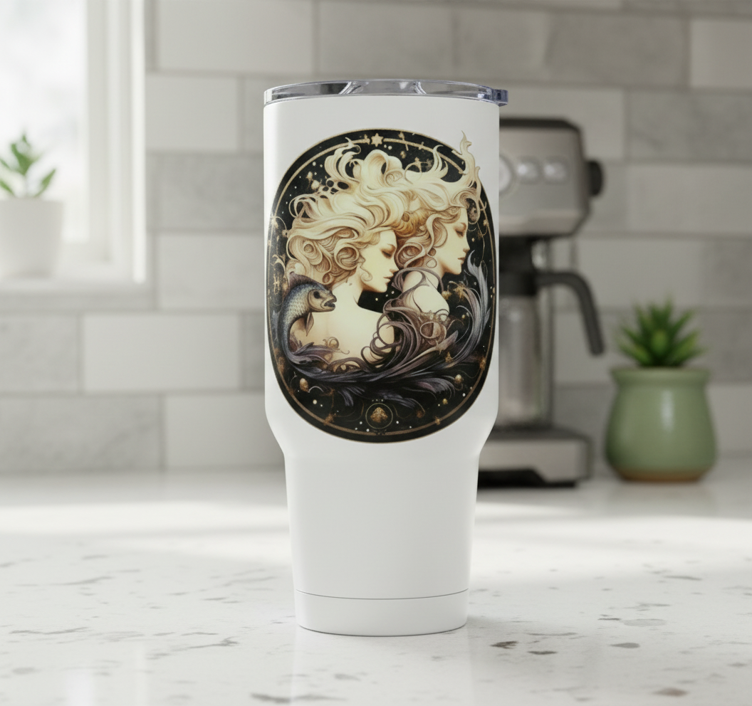 Pisces - UVDTF Wrap for cups/hard surfaces sticker