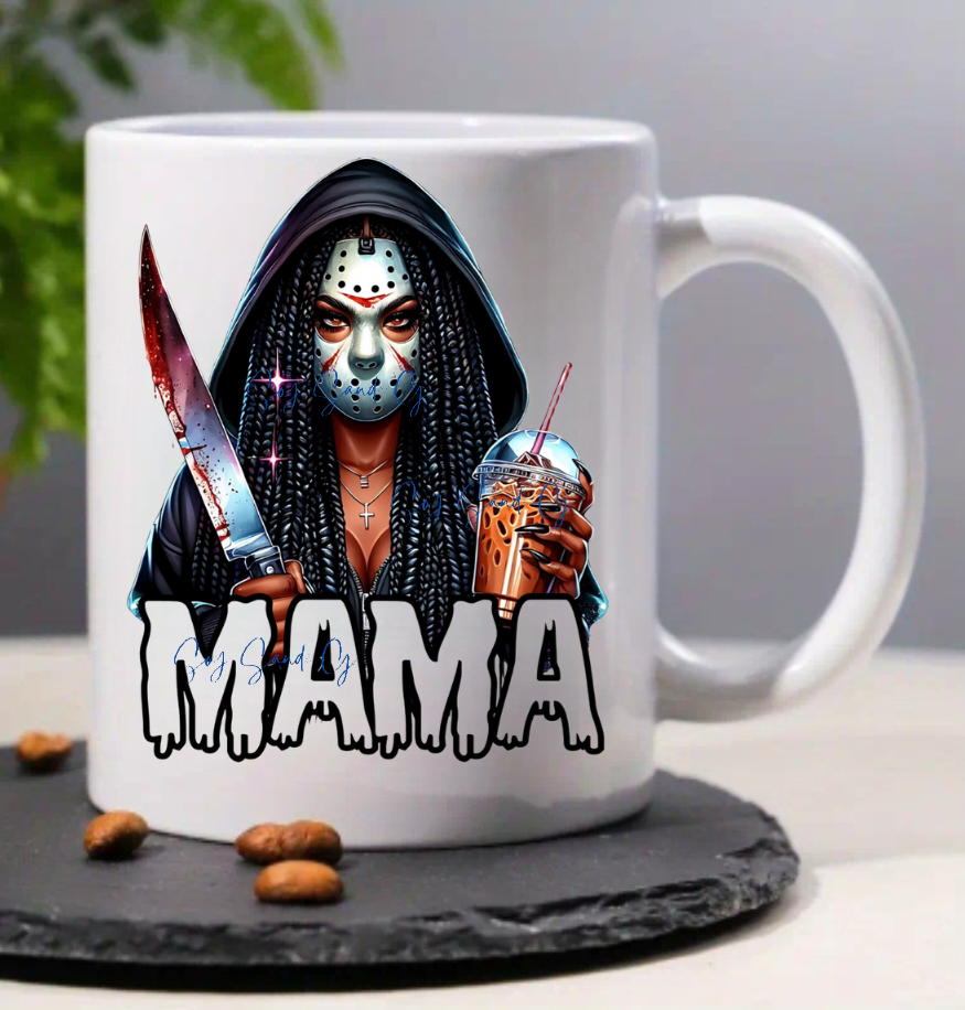 Killer Braids Mama - UVDTF Decal for 16oz Cup/Hard Surfaces