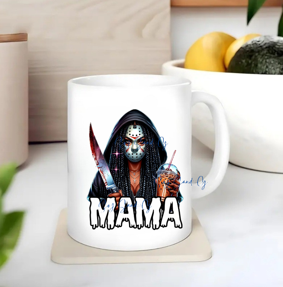 Killer Braids Mama - UVDTF Decal for 16oz Cup/Hard Surfaces