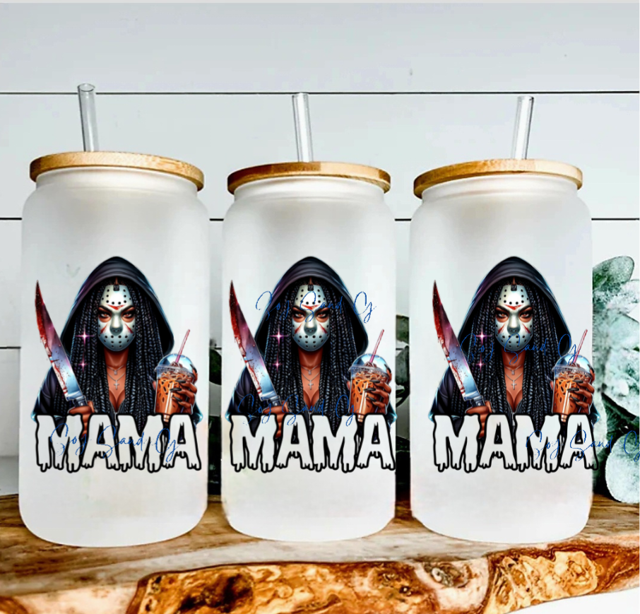 Killer Braids Mama - UVDTF Decal for 16oz Cup/Hard Surfaces