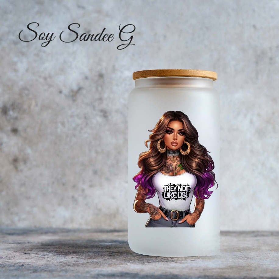 Latina They Not Like Us - UVDTF Decal for cups/hard surfaces sticker