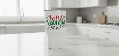 Feliz Navidad - UVDTF wrap for cups/hard surfaces sticker
