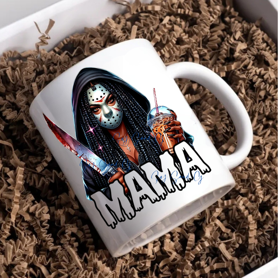 Killer Braids Mama - UVDTF Decal for 16oz Cup/Hard Surfaces