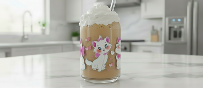 3 Cute Cats with Pink Bows - UVDTF Wrap for cups/hard surfaces sticker