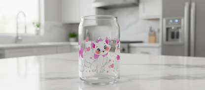3 Cute Cats with Pink Bows - UVDTF Wrap for cups/hard surfaces sticker