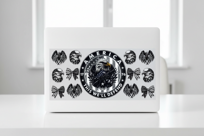 America This We'll Defend - UVDTF Wrap for cups/hard surfaces sticker