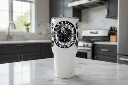 America This We'll Defend - UVDTF Wrap for cups/hard surfaces sticker