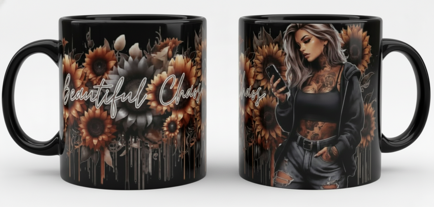 Beautiful Chaos - UVDTF Wrap for cups/hard surfaces sticker