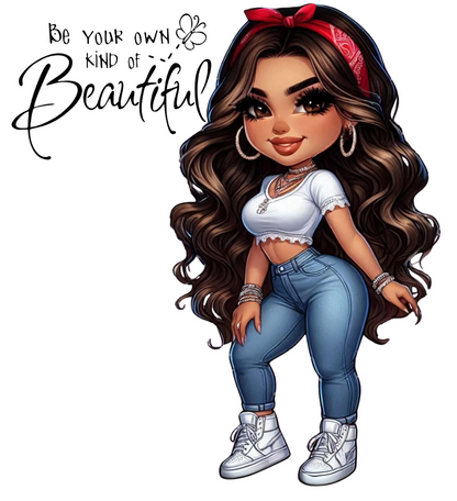 Be Your Own Kind of Beautiful - UVDTF Decal for cups/hard surfaces sticker