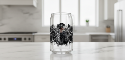 Black Sunflowers Diva - UVDTF Wrap for cups/hard surfaces sticker