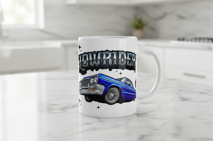 Blue Lowrider - UVDTF Wrap for cups/hard surfaces sticker