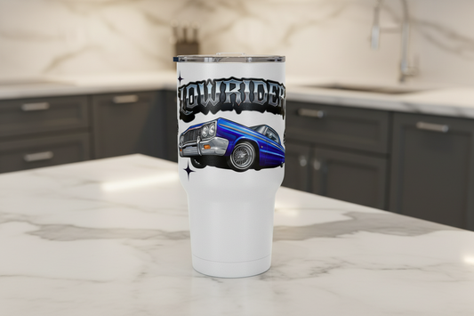 Blue Lowrider - UVDTF Wrap for cups/hard surfaces sticker