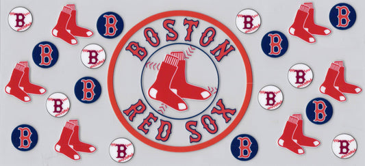 Boston Red Sox - UVDTF Wrap for cups/hard surfaces sticker