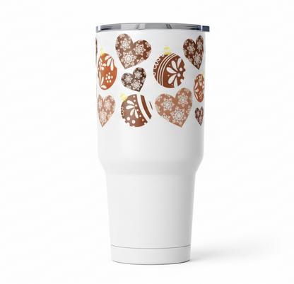 Brown Christmas Ornaments- UVDTF Wrap for cups/hard surfaces sticker