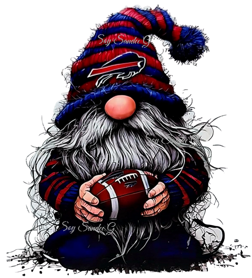 Buffalo Bills Gnome - UVDTF Decal for cups/hard surfaces sticker