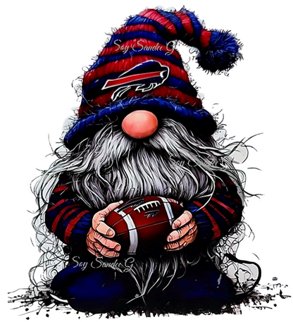 Buffalo Bills Gnome - UVDTF Decal for cups/hard surfaces sticker
