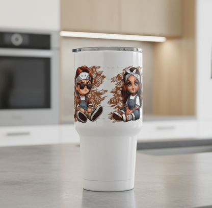 Chicano Couple - UVDTF Wrap for cups/hard surfaces sticker