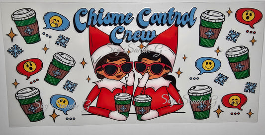 Chisme Control Crew - UVDTF Wrap for cups/hard surfaces sticker