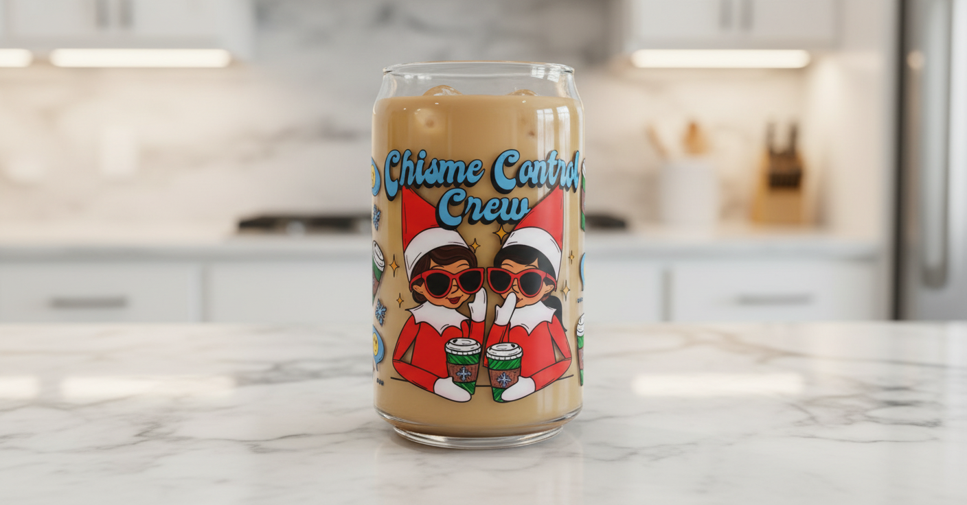 Chisme Control Crew - UVDTF Wrap for cups/hard surfaces sticker