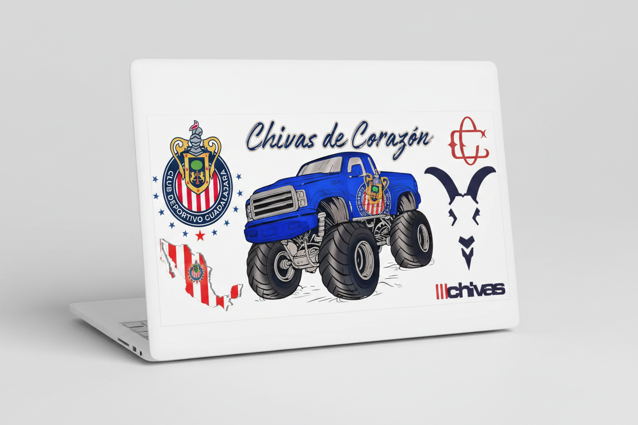 Chivas Truck - UVDTF Wrap for cups/hard surfaces sticker