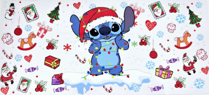 Christmas Stitch - UVDTF Wrap for cups/hard surfaces sticker