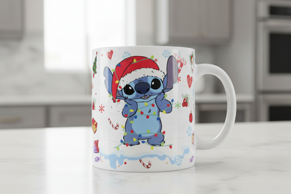 Christmas Stitch - UVDTF Wrap for cups/hard surfaces sticker